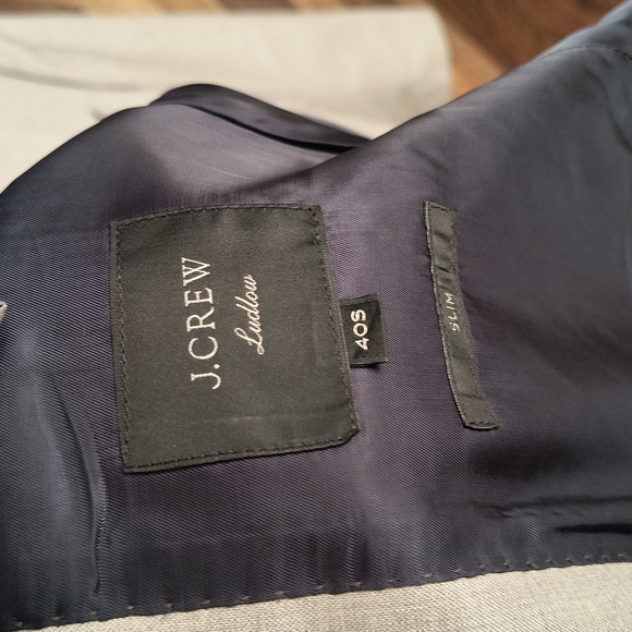 J.Crew Gray Wool Blazer Sport Coat Sz 40S Men - Picture 11 of 17